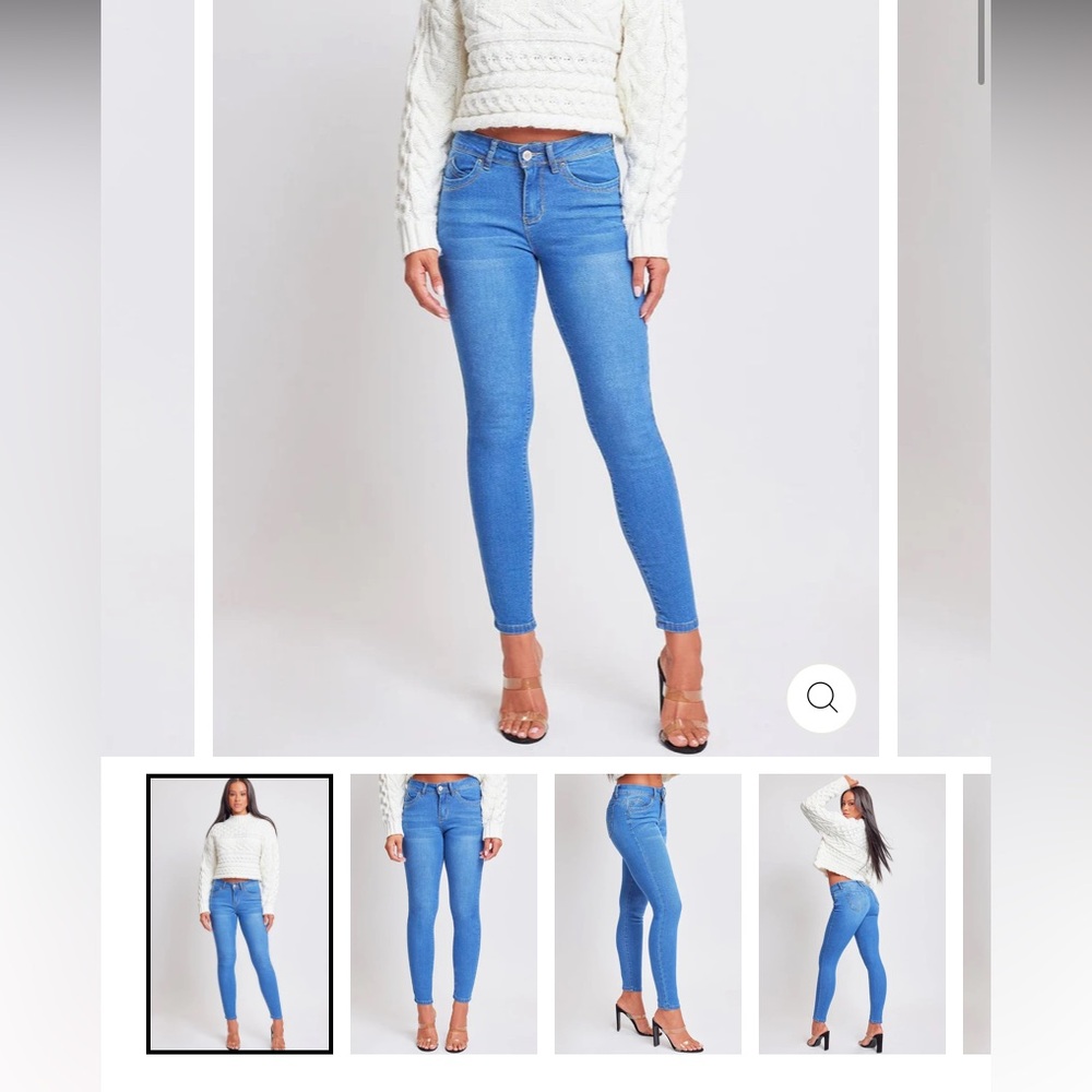 Host Pick - YMI Blue Skinny Jeans Classic Denim - WANNABETTABUTT